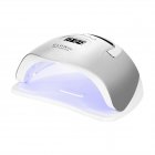 Glow F2 SP UV LED Manicure Pedicure Nail Gel Polish Lamp Dryer, 220W