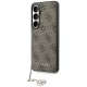 Guess 4G Classic Logo Charm MagSafe vāciņš Samsung Galaxy S26, brūns