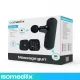 Мини-массажный пистолет Isomedix, 2x 2500 мАч, 5 режимов, 4 насадки