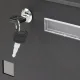 Почтовый ящик из оцинкованной стали Modernhome HPB2210K-GS с отделением...