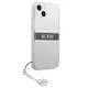Чехол Guess для iPhone 13 mini 4G Gray Strap Charm, прозрачный