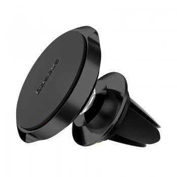 Baseus Small Ears Magnetic Car Phone Holder for Ventilation Grid, Black | Magnētisks Telefona Auto Turētājs Ventilācijas Restē