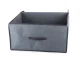 Storage Box Organizer for Clothes and Toys, 60x45x30cm, Grey