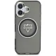 Guess IML Metal Mountain Logo MagSafe vāciņš iPhone 16 Melns