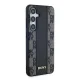 Чехол DKNY для Samsung Galaxy S24 Leather Checkered Mono Pattern MagSafe, черный
