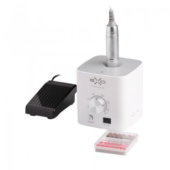 Manikīra Pedikīra Aparāts Nagu Frēzes Komplekts EXO EKO CX3, 40W | Pedicure Manicure Nail Drill Polishing Machine