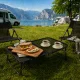 Складной туристический стол Multigarden 60x40 см, черный