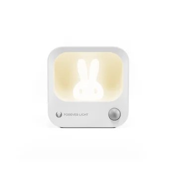 Светодиодный ночник зайчик Forever Light PURE FLC-10 LEA PIR, белый