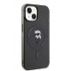 Karl Lagerfeld iPhone 15 Case IML Ikonik MagSafe, Black
