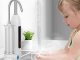 Electric Instant Water Heater Tap with Filter and LCD Display, 3000 W, White