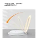 Naktslampiņa ar bezvadu lādētāju T-Phox SL-603 15W, balta