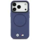 Чехол BMW для iPhone 17 Pro Max M FW Metal Logo MagSafe, темно-синий