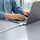 Tech-Protect MMC01 Ultraboost USB-C uz MagSafe 3 kabelis 140W 200cm, balts