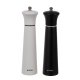 Wooden Hand Pepper and Salt Grinders with Adjustable Coarseness, 2 pcs