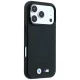 BMW M Blue Perfo Metal Logo MagSafe vāciņš iPhone 18 Pro Max / 17 Pro Max, melns
