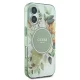 Guess iPhone 16 Case IML Flower & Tonal Circle MagSafe, Green