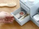 Органайзер для косметики и украшений с 2 ящиками, зеленый