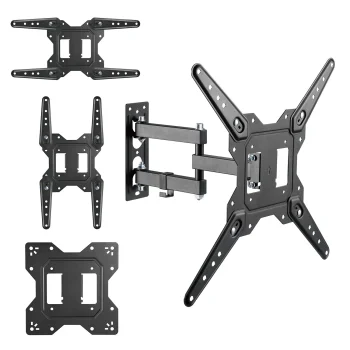 Maclean MC-701N TV and Monitor Wall Mount, 23-55", up to 30kg, Black