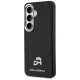 Чехол Karl Lagerfeld Saffiano KC Metal Logo MagSafe для Samsung Galaxy S26, черный