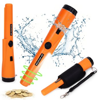 Pinpointer Metal Detector Handheld Waterproof with LED Light for Treasure Hunting