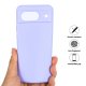 Google Pixel 8 Soft Liquid Silicone Anti-Scratch Protective Case Cover, Purple | Telefona Vāciņš Maciņš Apvalks...
