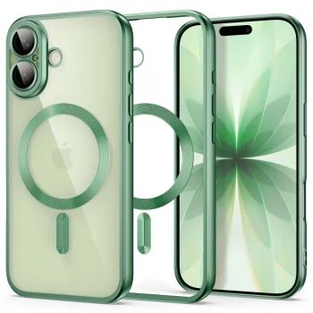 Tech-Protect MagFlex vāciņš priekš Apple iPhone 17 ar MagSafe, Matte Green