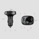 Baseus T-Typed Automašīnas Lādētājs un Bluetooth Atskaņotājs, FM Raidītājs, Melns | Car charger & Bluetooth...