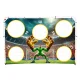 Movepro futbola vārti ar mērķa sienu 180x122 cm, balti