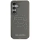 Чехол Karl Lagerfeld Rhinestones Karl Head Logo для Samsung Galaxy S25, Черный