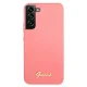 Силиконовый чехол Guess GUHCS22MLSLMGFU для Galaxy S22+ S906, фуксия