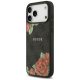 Guess 4G Flowers Print MagSafe vāciņš iPhone 17 Pro - melns | Phone Case Cover Black