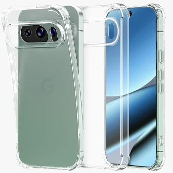Google Pixel 10a Anti-slip 4 Corners Shockproof Cover Case, Transparent | Telefona Vāciņš Maciņš Apvalks Bamperis