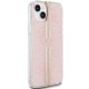 Guess IML 4G Gold Stripe korpuss iPhone 15 Plus / 14 - rozā krāsā | case for pink