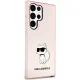 Samsung Galaxy S23 Ultra (SM-S918) Karl Lagerfeld Ikonik Choupette Case Cover (KLHCS23LHNCHTCP), Pink | Чехол...