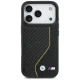 BMW iPhone 17 Pro vāciņš M Carbon Line & Logo MagSafe, melns/dzeltens