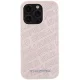 Karl Lagerfeld iPhone 15 Pro Max vāciņš Quilted K Pattern, rozā