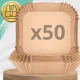 Одноразовые бумажные формы для аэрогриля 50 шт антипригарные,...