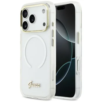 Чехол Guess IML Gradient MagSafe для iPhone 17 Pro Max Белый
