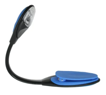 Lasīšanas Gaisma Lampiņa ar Klipsi, Zila | Clip-on Reading LED Light Lamp