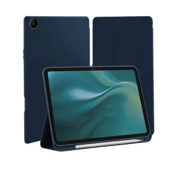 Etteri atverams vāciņš priekš Samsung Galaxy Tab A9+ / A11+ 11', tumši zils