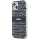 DKNY iPhone 15 Plus vāciņš IML Mono & Stripe MagSafe, melns
