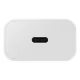 Samsung EP-T2510NWEGEU lādētājs 25W SFC USB-C GaN, balts