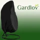 Gardlov aizsargpārvalks vienvietīgam dārza krēslam, Melns