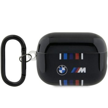 BMW Multiple Colored Lines Case for AirPods Pro 2 Black