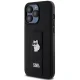 Чехол Karl Lagerfeld для iPhone 13 / 13 Pro Gripstand Saffiano Choupette Pins, черный