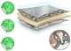 Nukido Foldable Foam Play Mat Earth-Train, 200 x 180 x 1 cm