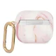 Guess AirPods 3 maciņš Marble Collection, rozā