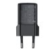 Acefast A117 GaN PD 20W USB-C sienas lādētājs, melns