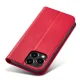 Magnet Fancy Case iPhone 14 Pro Max atverams vāciņš maciņš grāmatiņa, sarkans