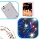 Светодиодная декоративная гирлянда на проволоке, 5м, 50 LED,...